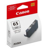 Canon CLI-65 LGY Light Grey Original Ink Tank for PIXMA PRO-200, product image showing the ink cartridge and packaging.