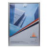 Announce Snap Frame A1, aluminum 4-sided front loading snap frame for wall or door mounting.