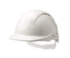 Centurion S08CWA Concept Safety Helmet, Reduced Peak Non Vented, White, protective construction helmet with a smooth design and reduced peak for enhanced safety and comfort.