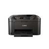 Canon MAXIFY MB2150 Multifunction Colour Inkjet Printer, black home office printer with A4 printing, copying, scanning, faxing capabilities, 250 sheet capacity, 50-sheet ADF, Wi-Fi, cloud link, and USB connectivity.