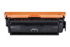 Canon 0458C001 040 Cyan Original Toner Cartridge for i-SENSYS LBP710Cx LBP712Cx, image showing a black toner cartridge with an orange top cover designed for laser printers in the ink and toner cartridges category.