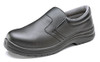 MICRO-FIBRE SLIP ON SHOE S2 BLACK 10.5