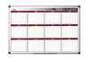 Bi-Office Annual Planner, Magnetic, Aluminium Frame, 90 x 60 cm, showing a wall-mounted year-by-year calendar with months organized in a grid format for planning and scheduling.