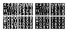 Bi-Silque CAR0802 vertauschbare Bi-Office Magnetic Letters, set of magnetic alphabet letters on black background with white characters for classroom and office use.