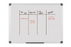 Bi-Office Gridded Whiteboard Maya, Magnetic, Aluminium Frame, 240 x 120 cm, featuring a professional whiteboard with grid lines, magnetic surface, and aluminium frame for easy writing and organization.