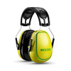 Moldex 611001 M4 Ear Defender, Yellow, 30db, hearing protection earmuffs with adjustable headband and noise reduction for industrial or construction use.