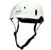Profi Allround Mountaineer Climbing Helmet, white safety helmet with adjustable chin strap and ventilation holes for mountain climbing safety.