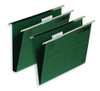 Elba Ultimate Foolscap Manilla Suspension Files, 30mm Base, 240 gsm - Dark Green, Pack of 50, featuring sturdy metal suspension rods and high-quality manilla material for organizing documents.