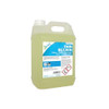 2WORK 2W03978 Thin Bleach, 5 L - large container of light yellow liquid bleach for cleaning and disinfecting