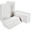 2Work Hand Towel C-Fold 2-Ply White 217x310mm (Pack of 2295) 2W70063, showing stacks of white, C-fold, two-ply hand towels for commercial use.