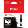 Canon Pgi72 PBK Ink Cartridge - Photo Black, product packaging with red and black design and image of the ink cartridge.