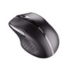 CHERRY MW 3000, Wireless Ergonomic Right-Handed Mouse, 2.4 GHz RF, 6 Buttons, Optical Sensor, Rubberised Side Panels, Battery-Operated, Black, computer mouse with ergonomic design and rubberized side grips.