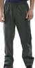 SUPER B-DRI TROUSERS OLIVE GREEN S, front view of waterproof, breathable sports trousers with elastic waistband and relaxed fit.