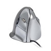 Bakker Elkhuizen BNEEVR4 Vertical Mouse for right-handed users with 6 keys, scroll wheel, and cable.