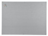 Bi-Office Notice Board, Grey Felt, Unframed, 120 x 90 cm, with a simple grey felt surface and metal corner fittings, ideal for office or classroom use.