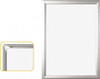 Bi-Office Snap Display, Aluminium Frame, A3, for professional display and presentation, with a sleek silver frame and easy snap-open design.
