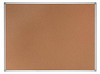 Bi-Office CA021790 Cork Board with Aluminium Frame 180 x 90 cm natural, cork surface with aluminium framing for pinning notices and documents.
