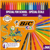 BIC Kids Visa Felt Pens - Assorted Colours, Classpack of 144