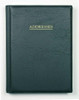 Collins BA5 Business Telephone and Address Book, Black, with textured cover and gold-embossed 'ADDRESSES' title on front