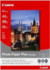 Canon Photo Paper Plus SG-201 - Semi-gloss photo paper - A3 (297 x 420 mm) - 260 g/m2 - 20 sheets, Black, product packaging featuring an image of a cityscape at night with historic buildings.