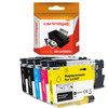 Compatible 5 Pack Ink Cartridge Set Replacement For Brother LC-527 CMYK Plus Extra Black