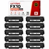 Compatible 10 Pack Canon FX-10 0263B002AA Black Toner Cartridges 10 x 2000 Pages