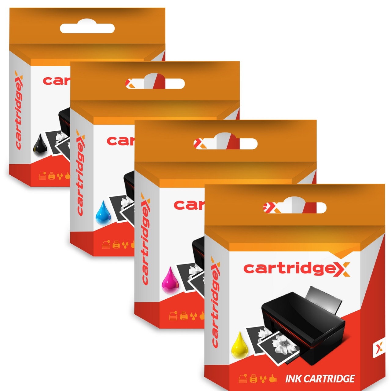 Compatible Set Of 4 High Cap Ink Cartridges For 364xl Hp Photosmart Plus All-in-one B209b