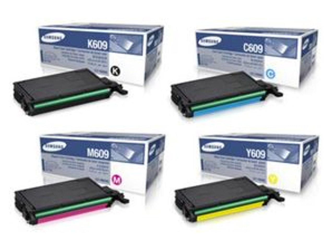 4 Samsung 609 Original Toner Cartridge Multipack (Samsung Clt-k6092s/c6092s/m6092s/y6092s)