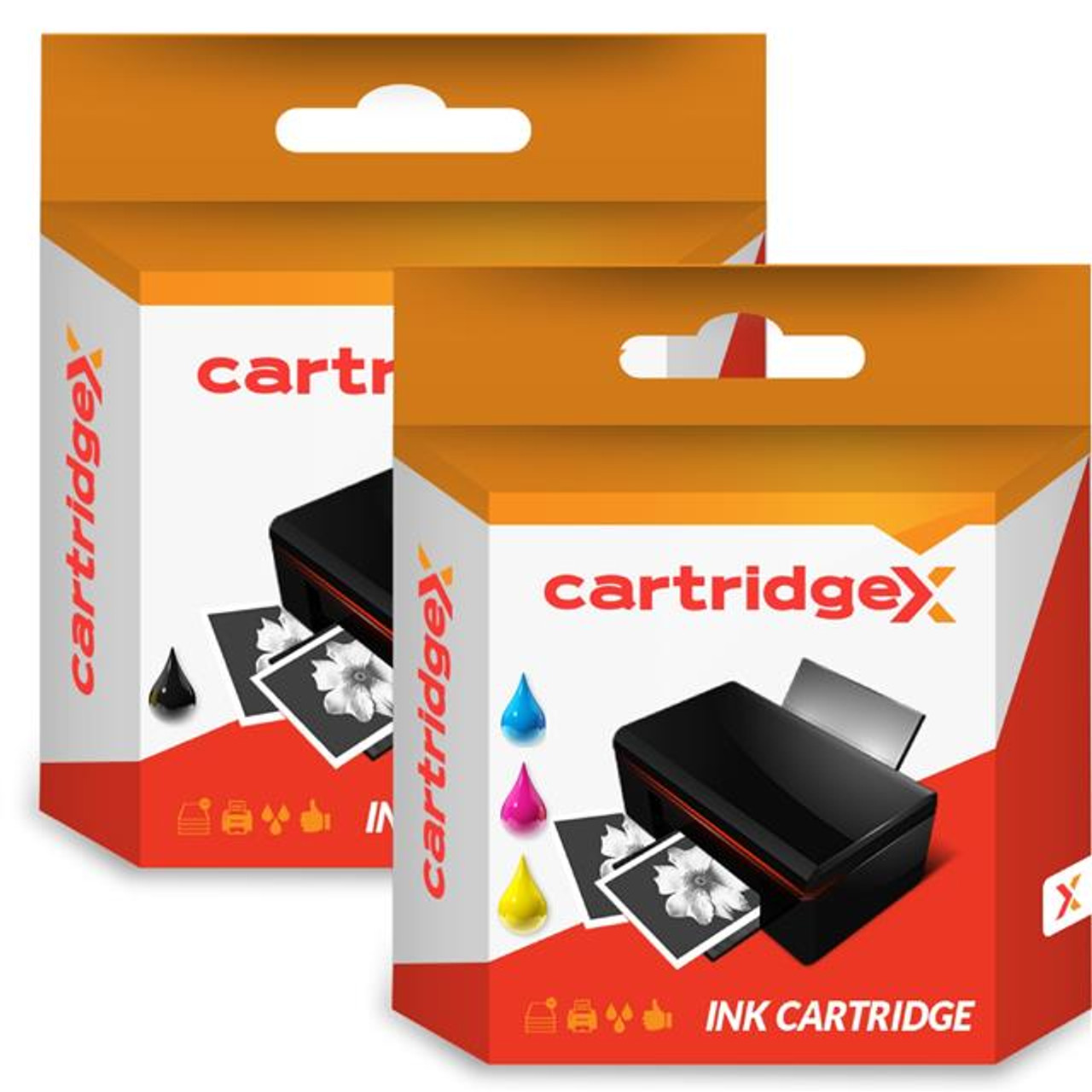 Compatible Black + Colour Ink Cartridges For Canon Pg-40 & Cl-41 Pixma Mp190 Mp210 Mp220