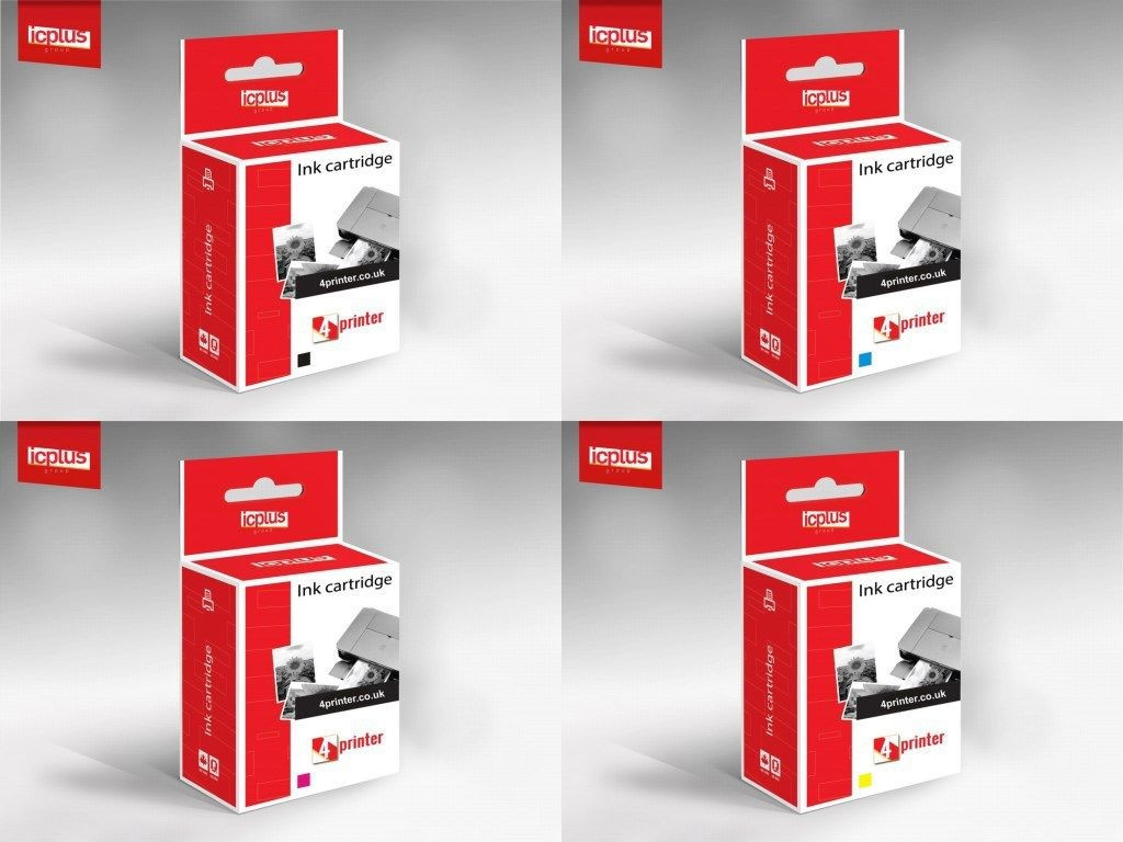 Compatible 4 X Ink Cartridges For Hp Business Inkjet 2300dtn 2500c 2500c+ 2500cm 2500cse