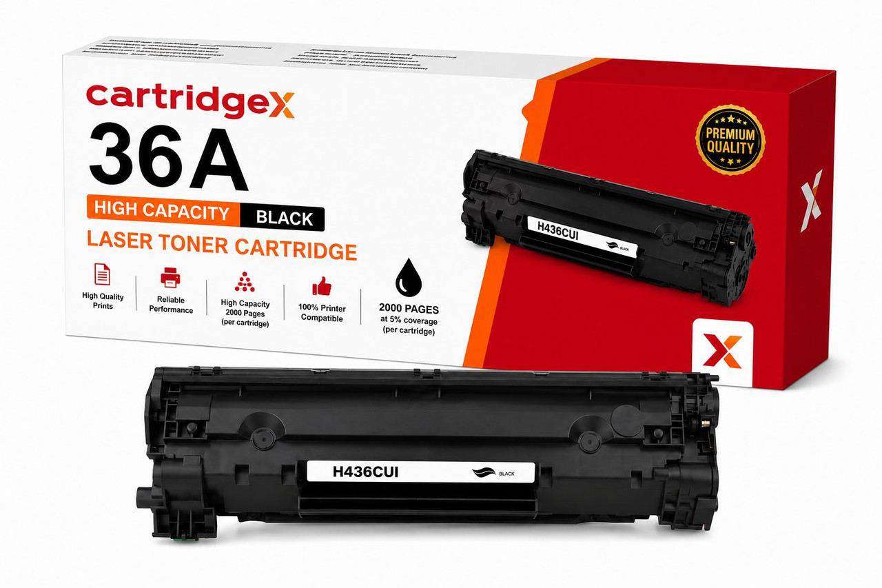 Compatible HP 36A Black Toner Cartridge Replacement For HP CB436A 2000 Pages