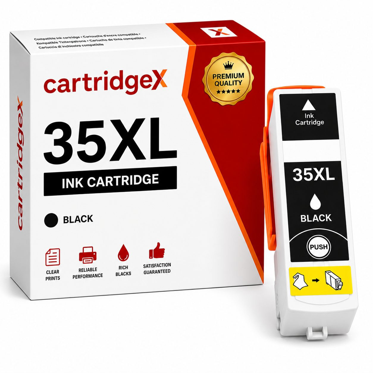 Compatible Black Ink Cartridge Epson 35XL T3591 High Capacity