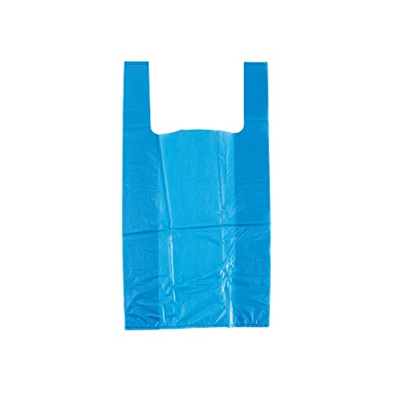 Whitebox WX07473 Vest Carrier Bag, Recycled, Blue, 280mm x 410mm x 510mm, 17 Microns, Pack of 1000