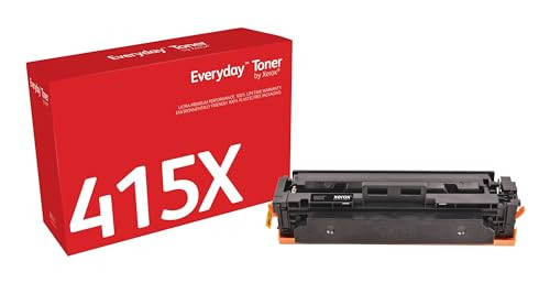 Everyday by Xerox Black Toner compatible with HP 415X (W2030X), High Capacity