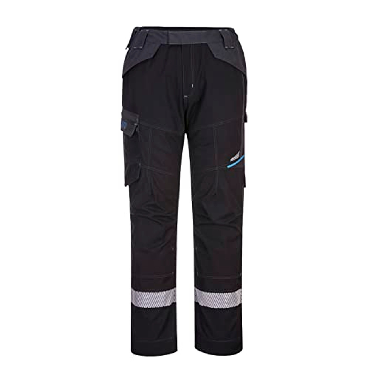 Portwest Mens WX3 Workwear FR Service Trousers - Black - 32'' Waist - 31'' Leg