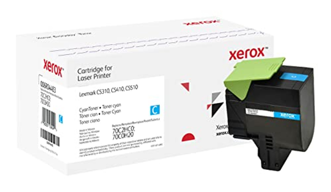 Everyday by Xerox Cyan Toner compatible with Lexmark 70C2HC0/70C0H20, High Capacity