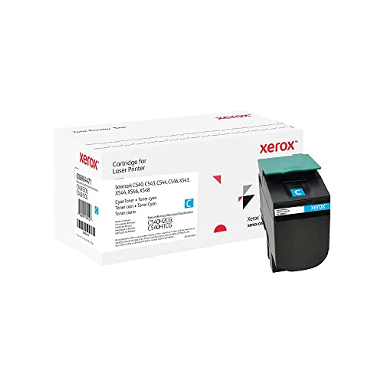Everyday by Xerox Cyan Toner compatible with Lexmark C540H2CG/C540H1CG, High Capacity