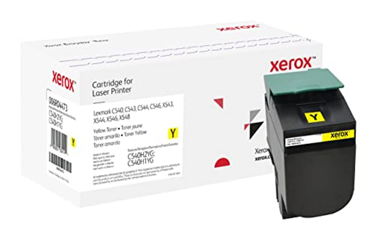 Everyday by Xerox Yellow Toner compatible with Lexmark C540H2YG/C540H1YG, High Capacity