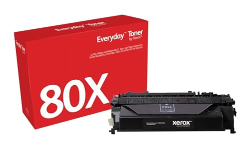 Everyday by Xerox Mono Toner compatible with HP 80X (CF280X), Extra High Capacity