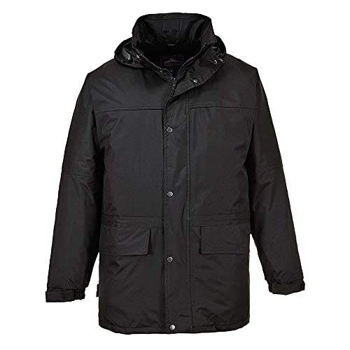 Portwest Oban Fleece Lined Jacket, Size: XXXL, Colour: Black, S523BKRXXXL