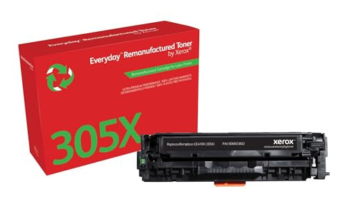 Everyday by Xerox Black Toner compatible with HP 305X (CE410X), High Capacity