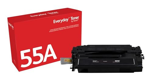Everyday by Xerox Mono Toner compatible with HP 55A (CE255A), Standard Capacity