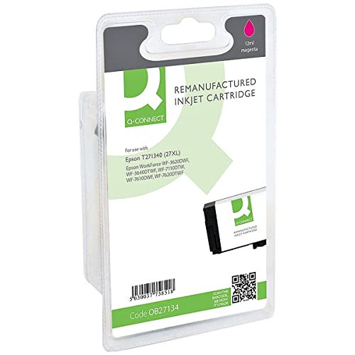 Q-CONNECT Ink Cartridge for Epson Workforce WF-3620DWF, WF-3640DTWF, WF-7110DTW, WF-7610DWF - Magenta