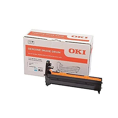 OKI Cyan EP C712 Image Drum, high-capacity toner cartridge for printers, 30,000 page capacity.