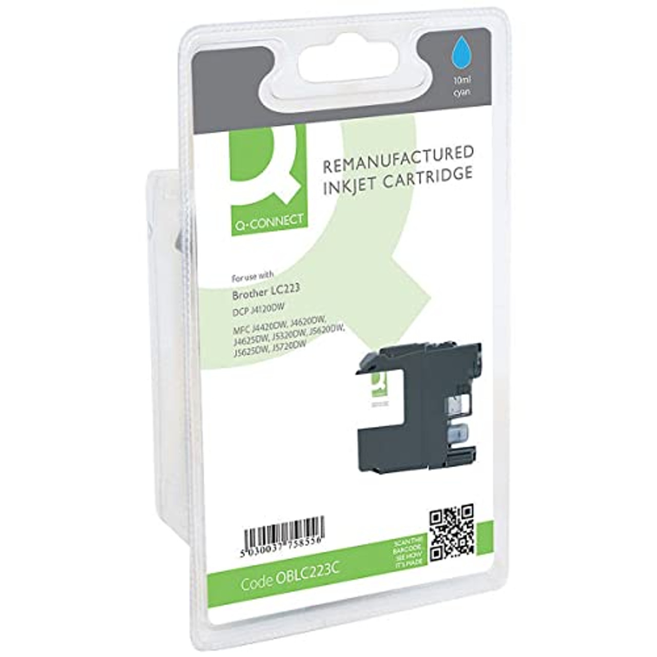 Q-Connect OBLC223C Compatible Inkjet Cartridge (Pack of 1)