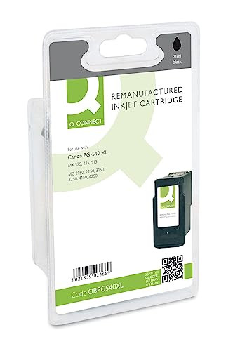 Q-Connect Canon PG-540XL Remanufactured Black Inkjet Cartridge High Yield