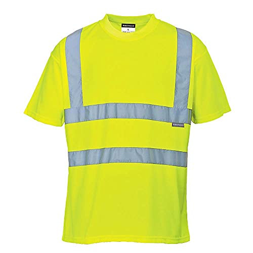 Portwest Hi-Vis T-Shirt, Size: XL, Colour: Yellow, S478YERXL