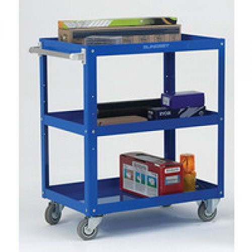 Works Blue 3-Tier Trolley 329944