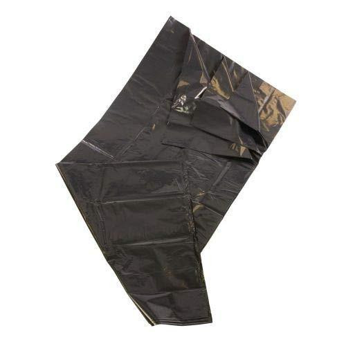 Wheelie Bin Refuse Sacks Medium Duty Clear, an image showing a roll of black refuse sacks designed for waste collection in wheelie bins.