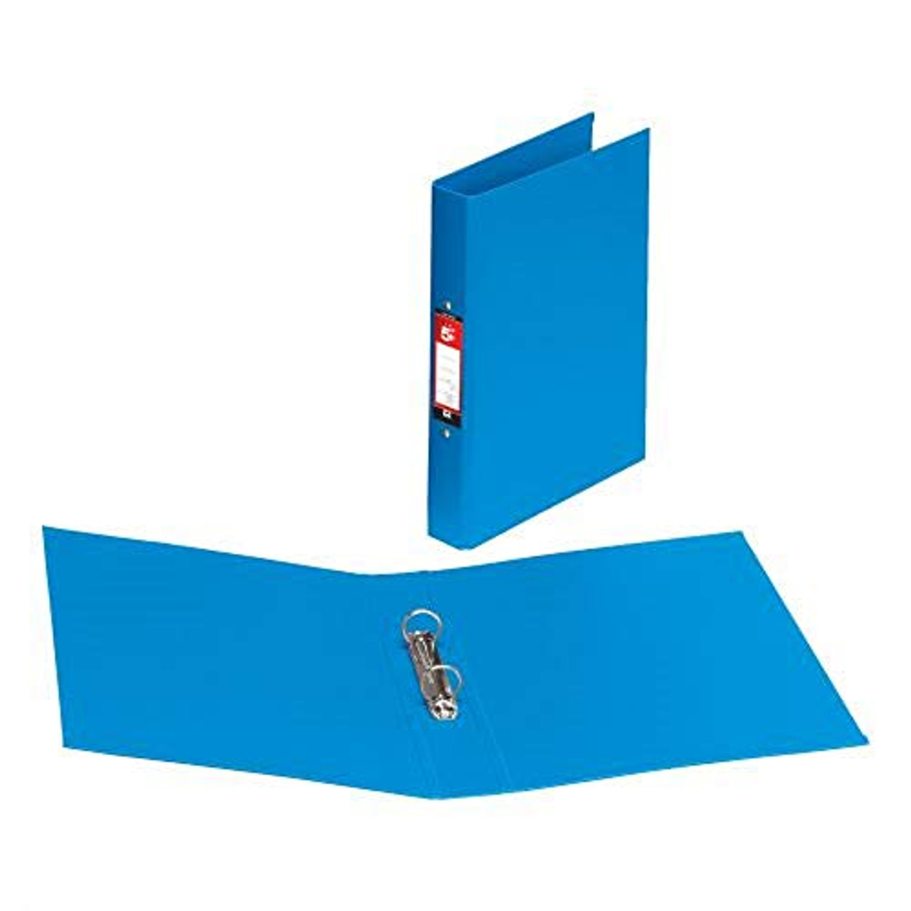 5 Star Office 2 O-Ring Binder A4 Blue – Pack of 10 Durable Polypropylene Recycled Board Binders